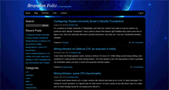 Desktop Screenshot of brandonfoltz.com